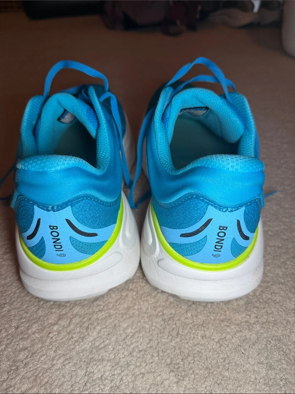 Men’s Hoka Blue Bondi 9 Running Sneakers - Lightweight Comfort
